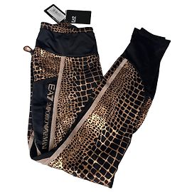 EA7 Emporio Armani Leggings mit Leopardenprint