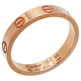 Anello Cartier Mini Love in oro rosa 18K