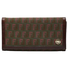 Fendi Zucca Long Wallet