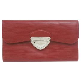 Louis Vuitton Portefeuille Eugenie Epi Red Long Wallet