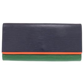 Louis Vuitton Portefeuille Flore Epi Long Wallet