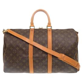 Louis Vuitton Keepall Bandoulière 45 Monogram Boston Bag