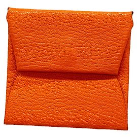 Hermès Monedero Hermes Bastia en Orange Poppy
