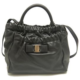 Borsa in pelle Salvatore Ferragamo Vara