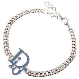 Bracciale con ciondolo in metallo Christian Dior