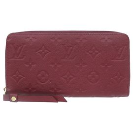 Portafoglio Zippy Long Louis Vuitton in Bordeaux