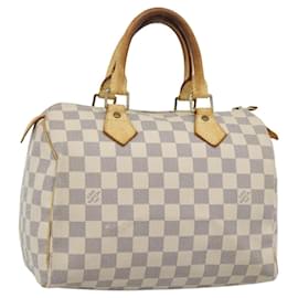 Borsa a mano LOUIS VUITTON Damier Azur Speedy 25 N41534 LV Auth BA14671