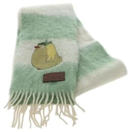 LOEWE x Studio Ghibli Spirited Away Ootori Scarf mohair Green Auth 167477SM - Loewe