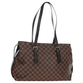 LOUIS VUITTON Damier Ebene Chelsea Tote Bag N51119 LV Auth am12069V