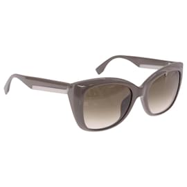 FENDI Sonnenbrille Kunststoff Gray Auth 193596M - Fendi