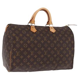 Borsa a mano LOUIS VUITTON Monogram Speedy 40 M41522 LV Auth 190400V