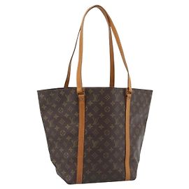 LOUIS VUITTON Monogram Sac Shopping Tote Bag M51108 LV Auth 194604