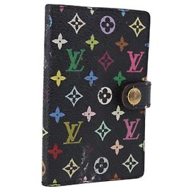 LOUIS VUITTON Multicolor Carnet de Val Mini Agenda M92652 LV Auth bs36442
