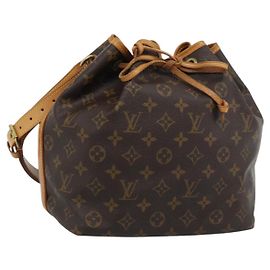 LOUIS VUITTON Monogram Petit Noe Shoulder Bag M42226 LV Auth 194774V