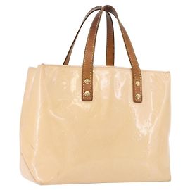 Borsa LOUIS VUITTON Monogram Vernis Reade PM Marshmallow Pink M91306 Auth hk3933