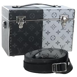 LOUIS VUITTON Monogram Eclipse Mini Box Trunk M21022 LV Auth 167461SM