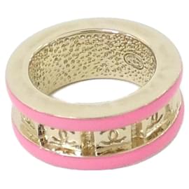 Chanel ABC394 Gold und Pink Ring