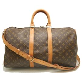 Louis Vuitton Monogram Keepall Bandoulière 45 Boston Bag