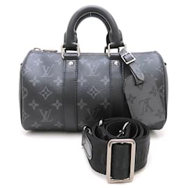 Louis Vuitton Monogram Eclipse Keepall Bandoulière 25