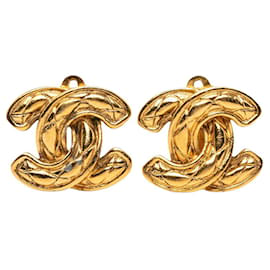 Orecchini a clip Chanel Matelassé Vintage