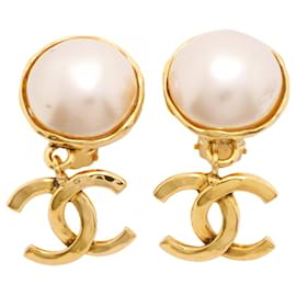 Orecchini a clip Chanel placcati oro