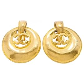 Orecchini a clip Chanel placcati oro