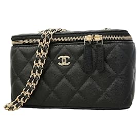 Borsa Vanity Chanel Matelassé Black