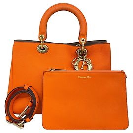 Borsa in pelle Christian Dior Diorissimo