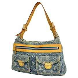 Borsa a tracolla Louis Vuitton Monogram Denim Baggy PM