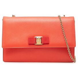 Borsa a tracolla con catena Salvatore Ferragamo Vara