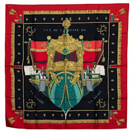 Hermès Hermes Carre 90 VUE DU CARROSSE DE LA GALERE REALE Schal