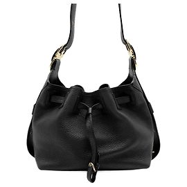 Salvatore Ferragamo Gancini Schultertasche mit Kordzug