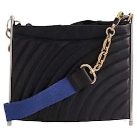 Bolso de hombro Chloé en cuero negro