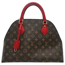 Louis Vuitton A bag where classic Monogram canvas harmonizes stylishly with sophisticated colored leather trim. The highly durable coated canvas is resistant to everyday stains and scratches, and the sturdy