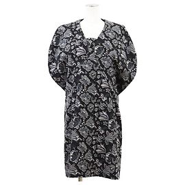 Vestido Louis Vuitton 2023AW Botanical Flower 100% Silk