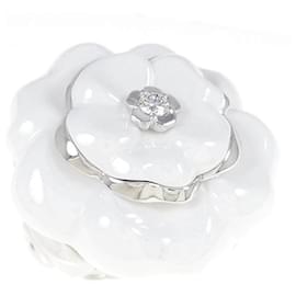 Chanel Camellia Large Ring aus Weißgold und Diamanten