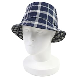 Dior Oblique Bucket Hat mit Karomuster