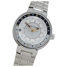 Louis Vuitton Tambour Moon Dual Time Uhr für Damen