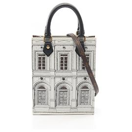 Borsa a mano Louis Vuitton x Fornasetti Petite Sac Plat Monogram