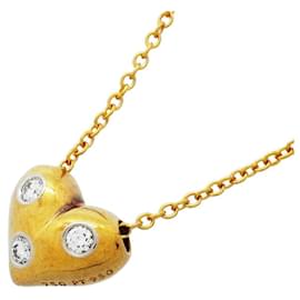 Collana Dots Heart di Tiffany & Co. in platino e oro giallo
