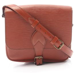 Borsa Louis Vuitton Cartouchiere Epi Kenya Brown