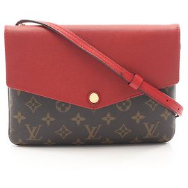 Borsa a tracolla Louis Vuitton Twice Twin Set Monogram Aurore