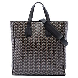 Goyard Black Goyardine Voltaire