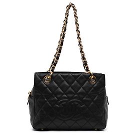 Chanel Black Petite Caviar Timeless Tote