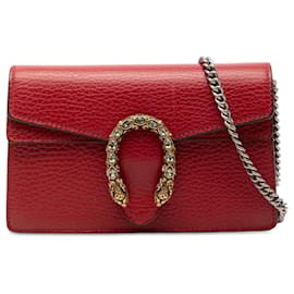 Borsa a tracolla Mini Dionysus in pelle rossa Gucci