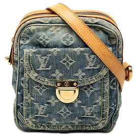 Bolsa Camera Louis Vuitton Blue Monogram Denim