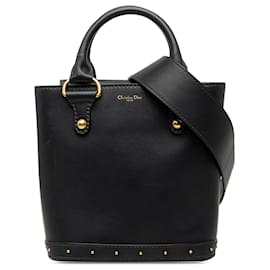 Borsa secchiello Dioravenue Dior in pelle di vitello nera Small