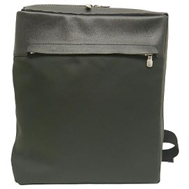 Louis Vuitton Gray Bicolor Taiga and Canvas Beluga