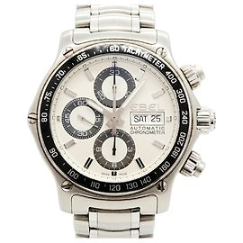Relógio Masculino Ebel 1911 Discovery 9750L62 Mostrador Prata