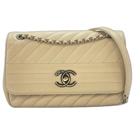 Borsa a tracolla Chanel trapuntata diagonale